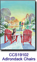 Adirondack Chairs Charity Select Holiday Card